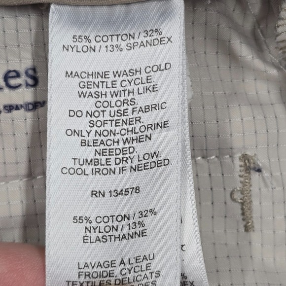 Vineyard Vines On The Go Pants Men 30x30 OTG Beige Slim Straight Outdoors Office - Picture 7 of 14